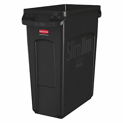 J6250 Utility Container 16 gal Plastic Black