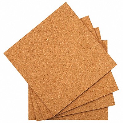 Cork Sheet L 12 in Plain Backing