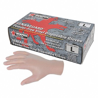 J4964 Disposable Gloves Vinyl S PK100