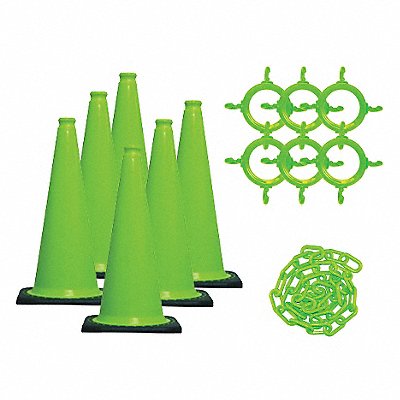 Traffic Cone Kit Green Gloss