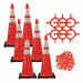 Traffic Cone Kit Orange Gloss 36 in.