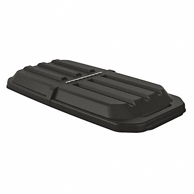 Tilt Truck Lid Black 1 cu yd. Hinged