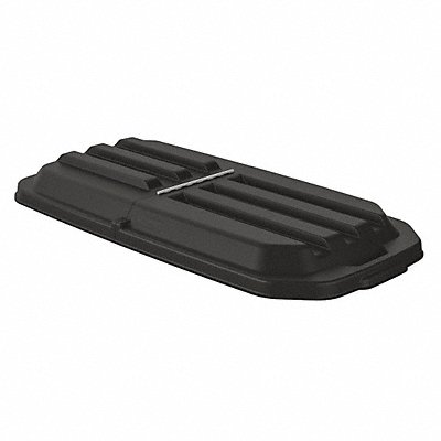 Tilt Truck Lid Black 1/2 cu yd. Hinged