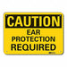 Caution Sign 7 in x 10 in Plastic