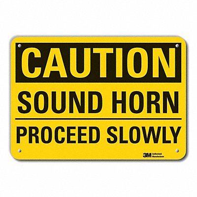 Rflct Lift Truck Trfc Caut Sign 7x10in