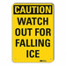 Caution Sign 14 inx10 in Plastic