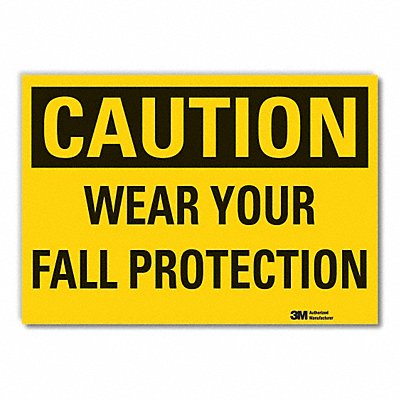Caution Sign 10inx14in Non-PVC Polymer