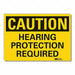 Hearing Caution Rflctv Label 7inx10in