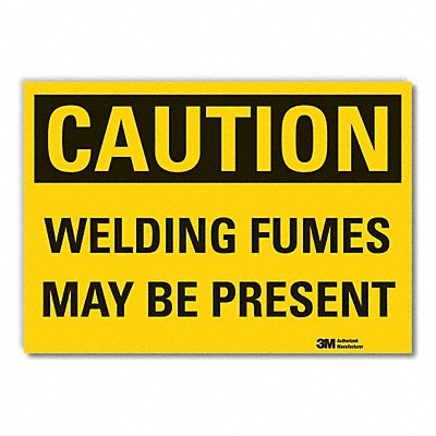 Welding Hzd Caution Rflct Label 7x10in