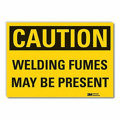 Caution Sign 10inx14in Non-PVC Polymer