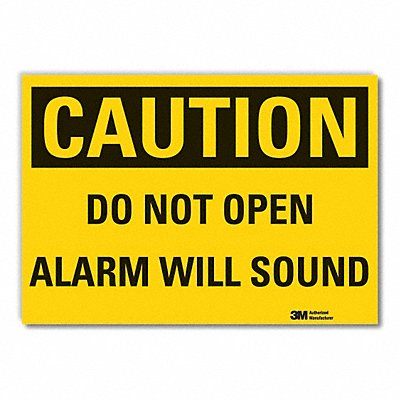 Caution Sign 7in x 10in Non-PVC Polymer
