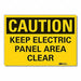 Caution Sign 10inx14in Non-PVC Polymer