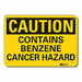 Caution Sign 7 in x 10 in Plastic