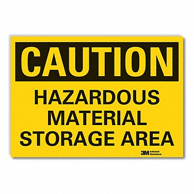 Caution Sign 10inx14in Non-PVC Polymer