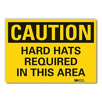 Caution Sign 10inx14in Non-PVC Polymer