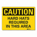 Caution Sign 10inx14in Non-PVC Polymer