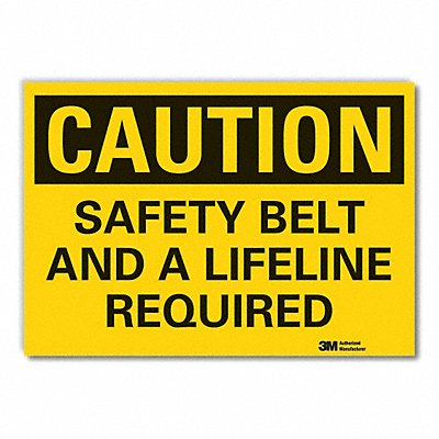 Caution Sign 10inx14in Non-PVC Polymer
