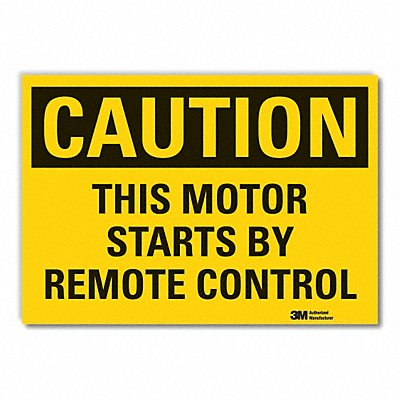 Caution Sign 10inx14in Non-PVC Polymer