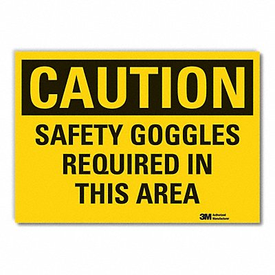 Caution Sign 10inx14in Non-PVC Polymer