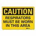 Caution Sign 7in x 10in Non-PVC Polymer
