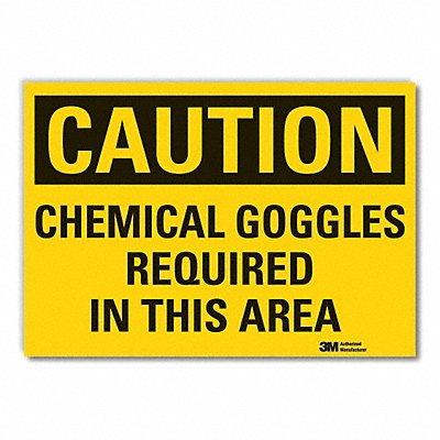 Caution Sign 10inx14in Non-PVC Polymer