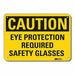 Caution Sign 7 in x 10 in Aluminum