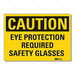 Eye Caution Rflctv Label 5inx7in