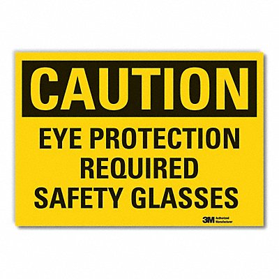 Caution Sign 10inx14in Non-PVC Polymer