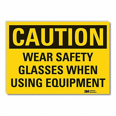 Caution Sign 10inx14in Non-PVC Polymer