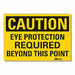 Eye Caution Rflctv Label 5inx7in