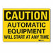 Caution Sign 10inx14in Non-PVC Polymer