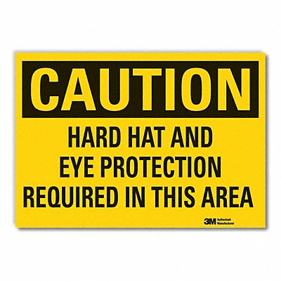 Caution Sign 10inx14in Non-PVC Polymer