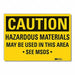 Caution Sign 10inx14in Non-PVC Polymer