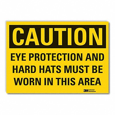 Caution Sign 10inx14in Non-PVC Polymer