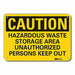 Caution Sign 7 in x 10 in Aluminum