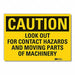 Caution Sign 7in x 10in Non-PVC Polymer