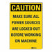 Caution Sign 14inx10in Non-PVC Polymer