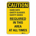 Caution Sign 10 in x 7 in Plastic