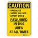 Caution Sign 14 inx10 in Plastic