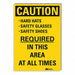 Hard Hat Caution Rflct Label 14inx10in