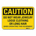 Rflct Mach Operation Caut Sign 7x10in