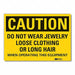 Caution Sign 10inx14in Non-PVC Polymer