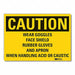 Caution Sign 10inx14in Non-PVC Polymer
