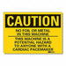 Microwave Caution Rflct Label 7inx10in