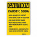 Caustic Caution Rflct Label 7inx5in