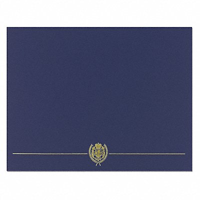 Certificate Cover Gold Navy PK5