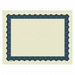 Certificate Blue Metallic Border PK100