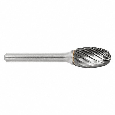 Oval Bur SE Radius End 1/2 Carbide