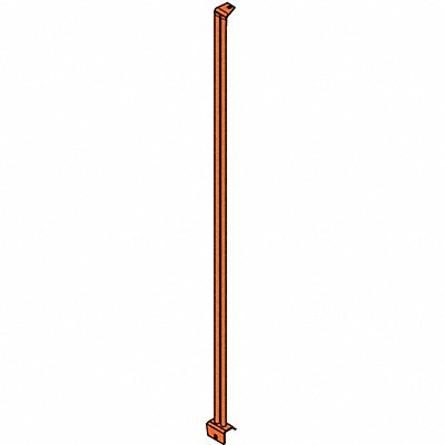 Barrier System Fence Guide Steel Orange