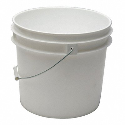 K4867 Pail Polyethylene White Open Head